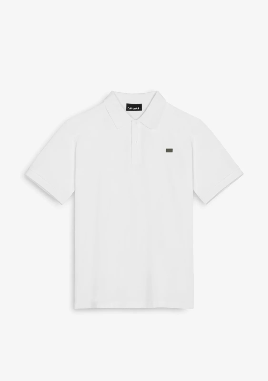 Basic Polo Shirt White / Khaki