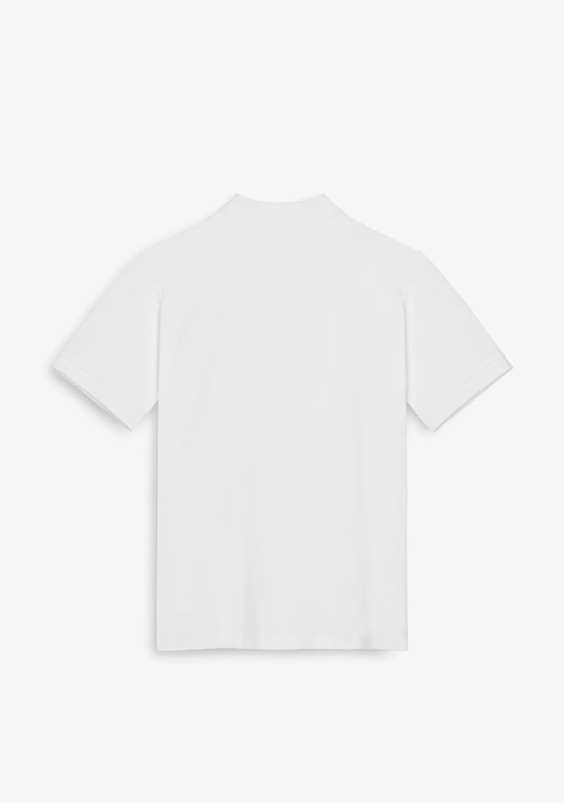 Basic Polo Shirt White / Navy - Image 3