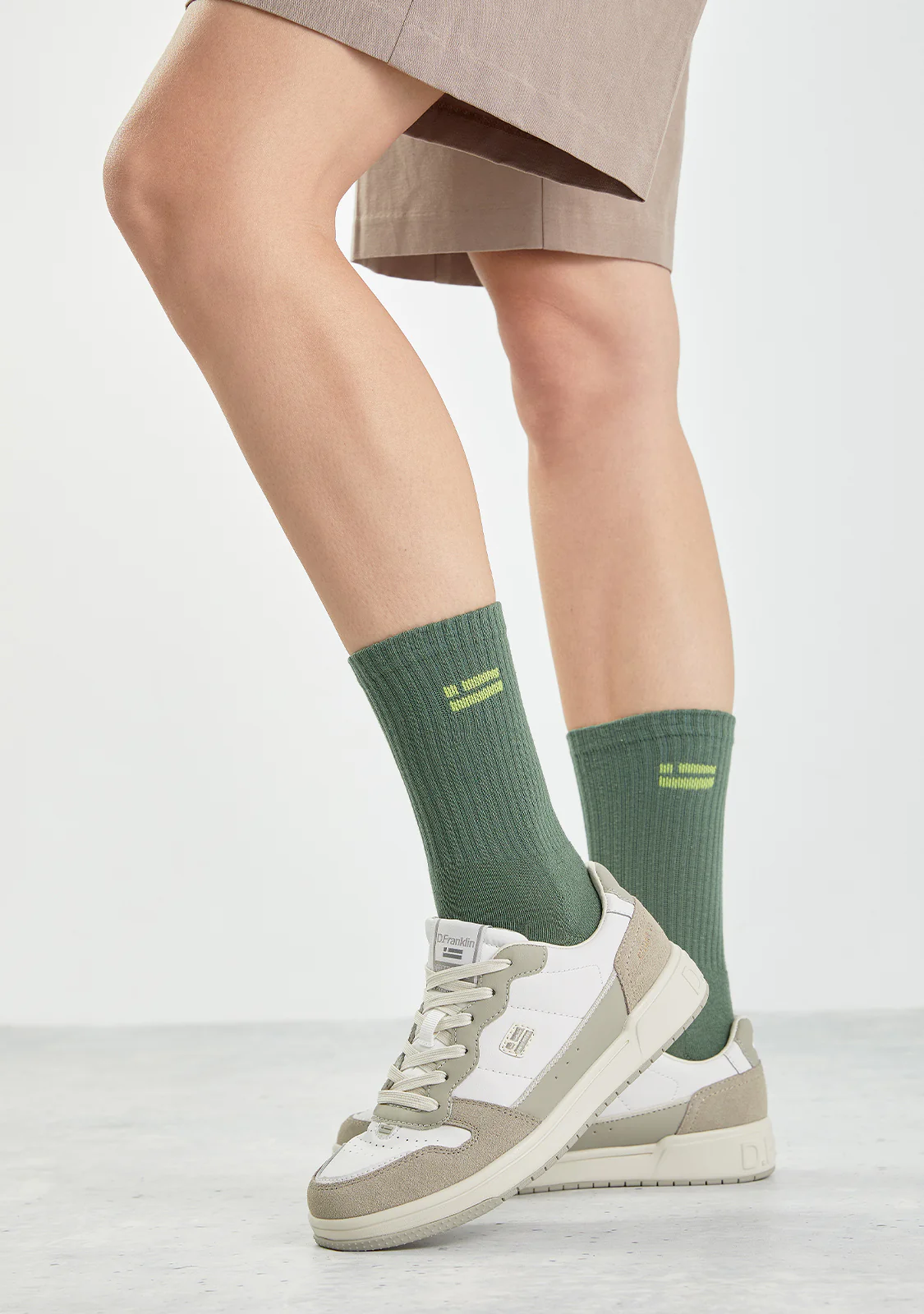 Gorpcore Flag Socks Green - Image 3