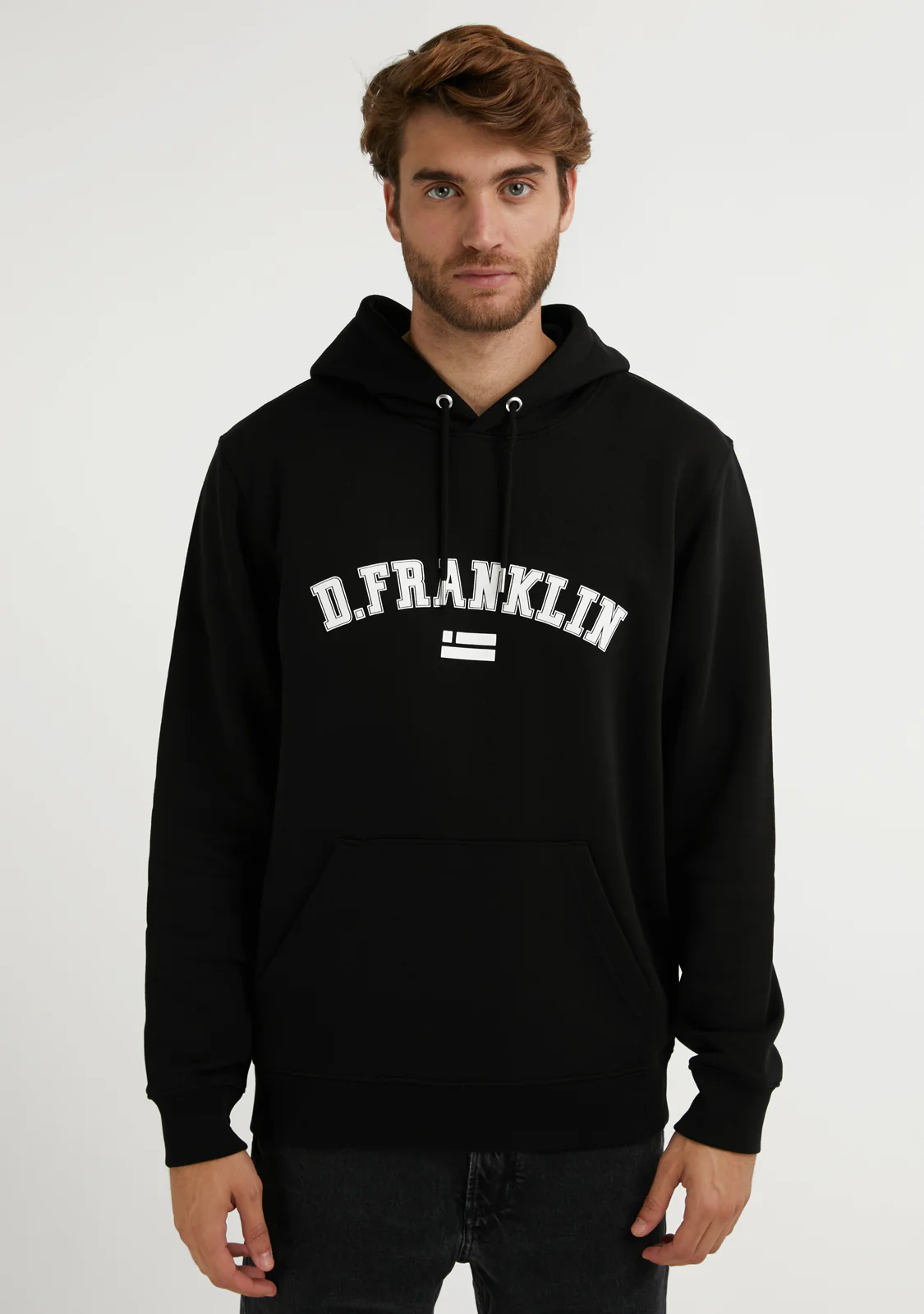 Varsity Hoodie Black / White - Image 7