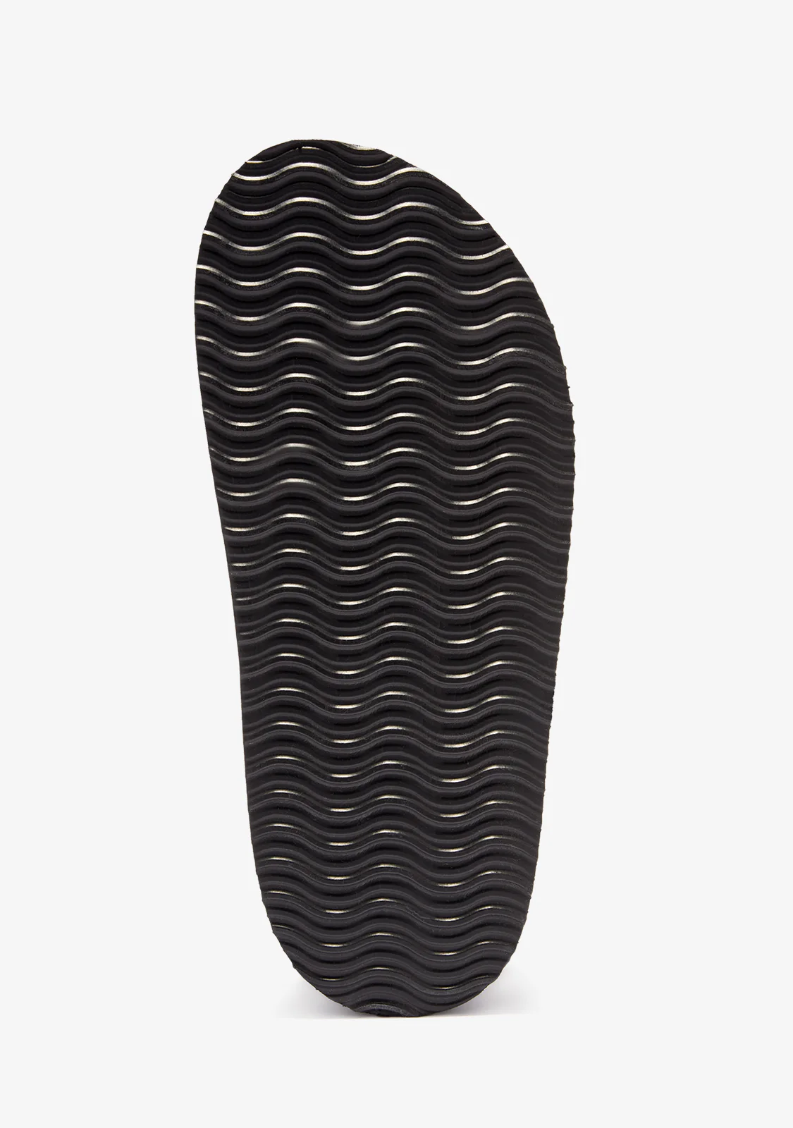 Vibe Sandals Clog Platform Suede Black - Image 4